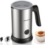 Keenstar Electric Milk Frother, Automatic 4-in-1 Milk Steamer Warm or Cold Foam Maker for Latte, Cappuccino, Stainless Steel Milk Warmer with Temperature Controls - Image 2