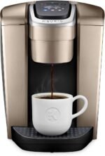 Keurig K-Elite Single Serve K-Cup Pod Coffee Maker, with Strength and Temperature Control, Iced Coffee Capability, 8 to 12oz Brew Size, Programmable, Brushed Gold - Image 2