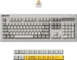 Keychron R6 Retro Wireless Mechanical Keyboard, 100% Full Size Hot Swappable RGB Super Banana Switch, QMK Tri-Mode(2.4 GHz/Bluetooth/Wired), Compatible with Mac PC Linux - Image 2