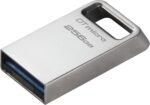 Kingston DataTraveler Micro 256GB USB Flash Drive | Ultra-Small Premium Metal Design | USB 3.2 Gen 1 | Speeds up to 200MB/s | DTMC3G2/256GB,Silver - Image 2