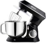 Kitchen in the box Stand Mixer, 900W 7.5QT Kitchen Electric Mixer, 6-Speed Tilt-Head Food Mixer for Baking with Dough Hook,Wire Whip,Beater (Black) - Image 2