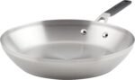 KitchenAid 71025 Stainless Steel Frying Pan/Skillet, 12 Inch - Brushed Stainless Steel - Image 2