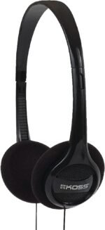 Koss KPH7 Lightweight Portable Headphone, Black - Image 2