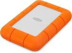 LaCie Rugged 5TB Portable External HDD - USB 3.0/2.0 Compatible, Shock/Dust/Rain Resistant for Mac & PC, Orange, Grey - Image 2