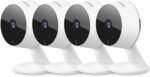 LaView Security Cameras 4pcs, Home Security Camera Indoor 1080P, Wi-Fi Cameras Wired for Pet, Motion Detection, Two-Way Audio, Night Vision, Phone App, Works with Alexa, iOS & Android & Web Access - Image 2