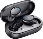 Lanteso True Wireless Bluetooth 5.3 Earbuds, 48H Playtime,Light Weight Headphones in Ear Buds Built in Mic Headset Premium Sound with Deep Bass,Clear Calls Earphones for Sports Workout Black - Image 2