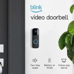 Like-New Blink Video Doorbell (2023 release), Two-way audio, HD video, motion and chime app alerts and Alexa enabled — wired or wire-free (Black) - Image 2