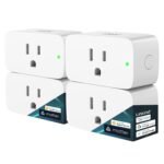 Linkind Matter Smart Plug, Work with Apple Home, Siri, Alexa, Google, SmartThings, Smart Home Smart Outlet Timer 15A/1800W, APP Remote Control & Schedule, ETL & FCC Certified, 2.4G Wi-Fi Only, 4 Pack - Image 2