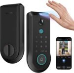 Lockin Veno Pro Smart Deadbolt Lock with 2K 180° Security Camera & Video Doorbell, AI Local Storage, Palm Vein & Fingerprint Keyless Entry, Front Door Smart Lock with Built-in Wi-Fi, App Control - Image 2