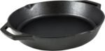 Lodge 12 Inch Pre-Seasoned Cast Iron Skillet - Dual Assist Handles - Use in the Oven, on the Stove, on the Grill, or Over a Campfire - Black - Image 2