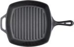 Lodge Cast Iron Grill Pan, Square, 10.5 Inch - Image 2