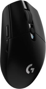 Logitech G305 Lightspeed Wireless Gaming Mouse, Hero 12K Sensor, 12,000 DPI, Lightweight, 6 Programmable Buttons, 250h Battery Life, On-Board Memory, PC/Mac - Black - Image 2