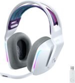 Logitech G733 Lightspeed Wireless Gaming Headset, Suspension Headband, Lightsync RGB, Blue VO!CE Mic, PRO-G Audio – White, Gaming Headset Wireless, PC, PS5, PS4, Switch Compatible - Image 2