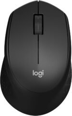 Logitech M330 Silent Wireless Mouse, 2.4GHz with USB Receiver, Optical Tracking, Quiet & Lightweight, Long Battery Life, for PC, Mac, Laptop, Chromebook - Black - Image 2