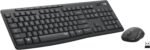 Logitech MK295 Wireless Mouse & Keyboard Combo with SilentTouch Technology, Full Numpad, Advanced Optical Tracking, Lag-Free Wireless, 90% Less Noise - Graphite - Image 2