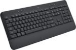 Logitech Signature K650 Comfort Full-Size Wireless Keyboard with Wrist Rest, BLE Bluetooth or Logi Bolt USB Receiver, Deep-Cushioned Keys, Numpad, Compatible with Most OS/PC/Window/Mac - Graphite - Image 2