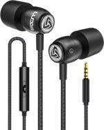 Ludos Clamor Wired Earbuds in-Ear Headphones, 5 Years Warranty, Earphones with Microphone, Noise Isolating Ear Buds for School, Kids, Women, Small Ear - Image 2