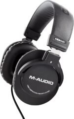 M-AUDIO HDH40 Over Ear Studio Headphones with Closed Back Design, Flexible Headband and 2.7m Cable for Studio Monitoring, Podcasting and Recording - Image 2