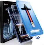 MAGIC JOHN 2 Pack for iPhone 17 Pro 6.3 inch Tempered Glass Screen Protector, Auto Dust-Elimination, Bubble Free, HD Clear, Easy Installation, 【17Pro 6.3''】 - Image 2
