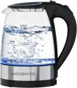 Megawise Electric Glass Kettle with Auto Shut-Off (1.8L) - Image 2