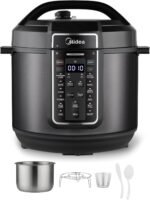 Midea 12-in-1 Electric Pressure Cooker, 8 Quarts, 12 Presets, Multi-Functional Programmable Slow Cooker, Rice Cooker, Steamer, Sauté Pan, Yogurt Maker, and More, Stainless Steel - Image 2