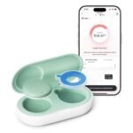 Momcozy Wearable Digital Thermometer for Baby, Medical-Grade Accurate Smart Thermometer, Instant Reads, APP Real-time Monitoring for Infants & Kids, Hypoallergenic 3M Stiker,Bluetooth, 180H Lasting - Image 2