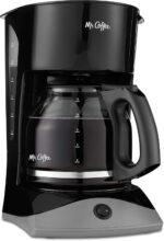 Mr. Coffee Black Coffee Maker, 12 Cups, with Auto Pause and Glass Carafe, Perfect for Home and Office Use - Image 2