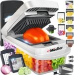 Mueller The Real Original Pro Chopper since 2013 Vegetable Chopper Mandoline Slicer, 8 Blade Food Veggie Chopper Onion Vegetable Cutter with Container, Kitchen Gadgets & Essentials, (10 in 1) - Image 2