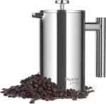 MuellerLiving French Press Coffee Maker 20oz, Stainless Steel French Press Coffee, 4 Filter Heat Resistant Double Insulated, Rust-Free, Food Grade, Dishwasher Safe Coffee Pot - Image 2