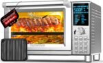 NUWAVE Bravo XL Air Fryer Convection Toaster Oven Countertop, 112-in-1 Smart Grill Combo with Original Flavors & Marks, Adjustable Heating Zones for Pizza, Roast, Bake, 50-500°F, Stainless Steel, 30QT - Image 2