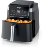 Ninja | Air Fryer | 6.5 QT Pro XL Capacity fits 9lbs of Wings | 6-in-1 Max Crisp, Air Fry, Roast, Bake, Reheat & Dehydrate | Nonstick Basket, Crisper Plate & Recipe Guide | Grey | AF181 - Image 2