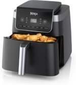 Ninja | Air Fryer Pro XL | 6.5QT Capacity fits up to 9lbs of Wings| 7-in-1 Max Crisp, Broil, Air Fry, Roast, Bake, Reheat & Dehydrate | Dishwasher Safe Parts | Space Saving | Grey | AF182AMZ - Image 2