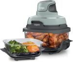 Ninja Crispi 4-in-1 Glass Air Fryer | 450°F | Non-Toxic | 4QT & 6-Cup Glass Containers w/Lids | Microwave, Freezer, Dishwasher Safe | Max Crisp, Air Fry, Bake, Recrisp | Green | FN101SG - Image 2