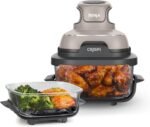 Ninja Crispi 4-in-1 Glass Air Fryer | 450°F | Non-Toxic | 4QT & 6-Cup Glass Containers w/Lids | Microwave, Freezer, Dishwasher Safe | Max Crisp, Air Fry, Bake, Recrisp | Stone | FN101ST - Image 2