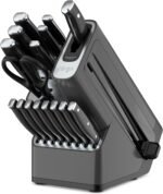 Ninja K32017 Foodi NeverDull Premium Knife System, 17 Piece Knife Block Set with Built-in Sharpener, German Stainless Steel Knives, Black - Image 2
