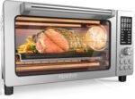 Nuwave Bravo Pro Smart 21QT Toaster Oven Air Fryer Combo, Convection Oven Countertop, 10 functions all in 1, with even & quick crisp technology, 50-450°F, 1800W, Stainless Steel - Image 2