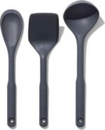 OXO Good Grips 3-Piece Silicone Utensil Set, Gray, One size - Image 2