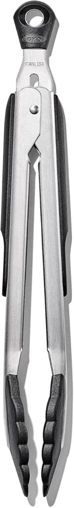 OXO Good Grips 9-Inch Locking Tongs with Nylon Heads - Image 2