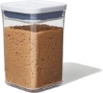 OXO Good Grips POP Container - Airtight Food Storage - Small Square Short 1.1 Qt Ideal for 1 lb of brown sugar or confectioner's sugar - Image 2