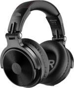 OneOdio Bluetooth Over Ear Headphones, 110 Hrs Wireless/Wired Stereo Sound Foldable Headsets with Deep Bass 50mm Neodymium Drivers for PC/Computer/Podcast- Studio Wireless Pro C, Black - Image 2