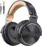 OneOdio Wired Over Ear Headphones Studio Monitor & Mixing DJ Stereo Headsets with 50mm Neodymium Drivers and 1/4 to 3.5mm Jack for AMP Computer Recording Podcast Keyboard Guitar Laptop - Grey - Image 2