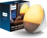 Philips SmartSleep Wake-up Light, Colored Sunrise and Sunset Simulation, 5 Natural Sounds, FM Radio & Reading Lamp, Tap Snooze, HF3520/60 - Image 2