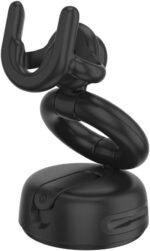 PopSockets Multi-Use Phone Mount for Dash, Windsheild, and Desk - Black - Image 2