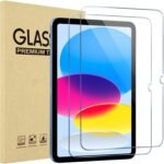 ProCase 2 Pack Screen Protector for iPad A16 2025 11th/10th 2022 Generation (11-inch/10.9), Tempered Glass Film Guard -Clear - Image 2