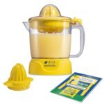 Proctor Silex Alex's Lemonade Stand Electric Citrus Juicer Machine, Large 34 oz. Pitcher, Pressure Activated, for Lemons, Limes and Oranges, 34 oz, Includes 2 Reamers & Recipe Book, Yellow (66341) - Image 2