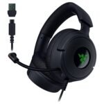 Razer Kraken V4 X Wired Gaming Headset: 40 mm Drivers - Cardioid Mic - Memory Foam Cushions - Chroma RGB Lighting - Type C & Type A Cable - for PC, Mac, PS5, Nintendo Switch 2, Steam Deck, Smartphone - Image 2