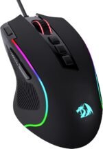 Redragon M612 Predator RGB Gaming Mouse, 8000 DPI Wired Optical Mouse with 11 Programmable Buttons & 5 Backlit Modes, Software Supports DIY Keybinds Rapid Fire Button - Image 2