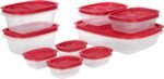 Rubbermaid EasyStore Large Containers, 18-Piece Set, Food Storage Containers with Lids - Image 2