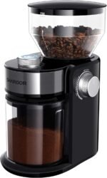 SHARDOR Electric Burr Coffee Grinder 2.0, Adjustable Burr Mill with 16 Precise Grind Setting for 2-14 Cup, Black - Image 2