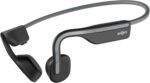 SHOKZ OpenMove - Open-Ear Bluetooth Sport Headphones, Bone Conduction Wireless Earphones, Sweatproof for Running and Workouts, with Sticker Pack, Grey - Image 2